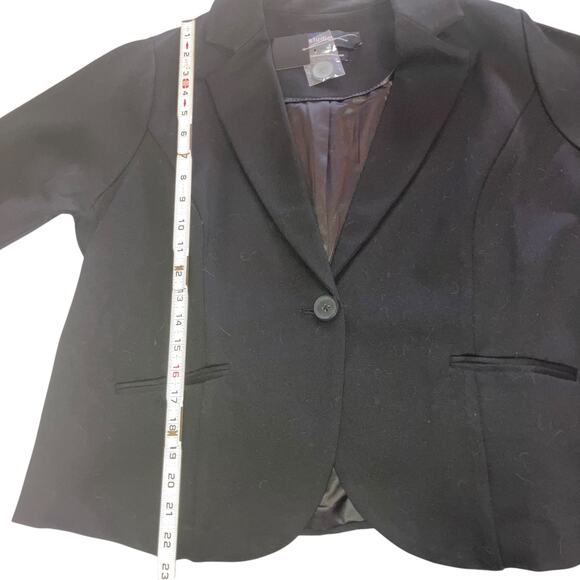 NWT Torrid Studio Soho Premium Ponte Black Stretch Blazer-1x 14-16 - Picture 8 of 13